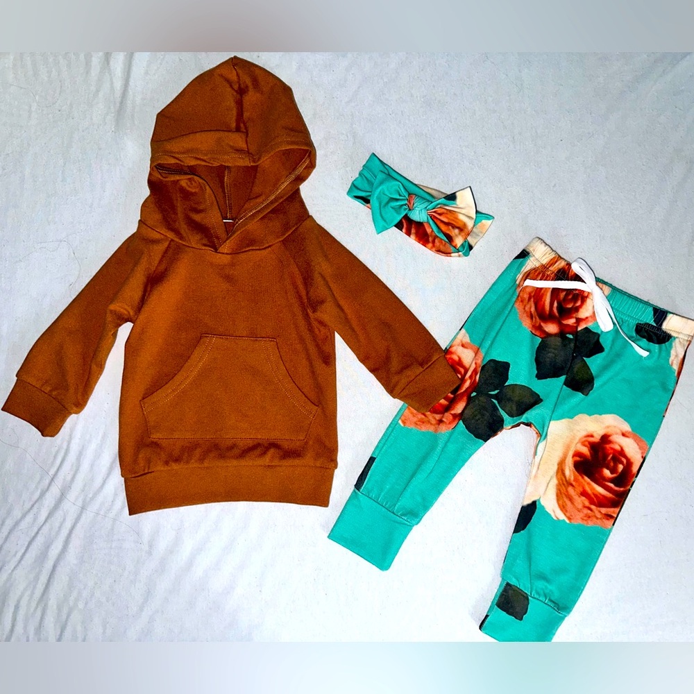3pc LIKE NEW Infant Boutique Fashion Outfit Sz 12-18m